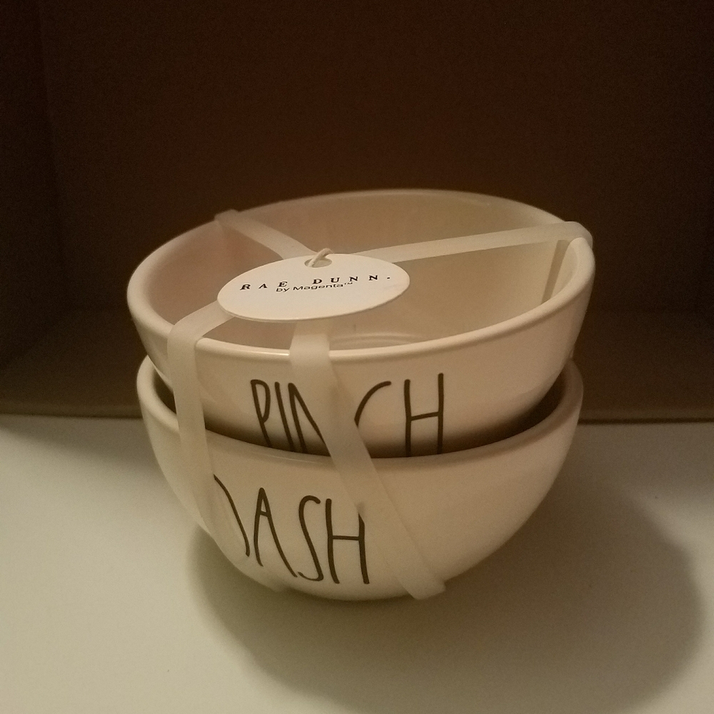 💥2 for💥 30 Rae Dunn pinch / dash spice bowls